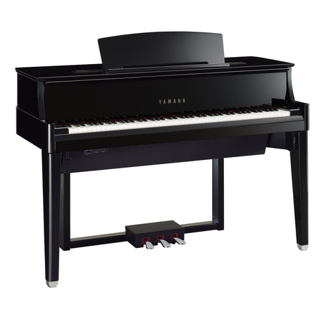 yamaha avantgrand n1x polished ebony hybrid piano