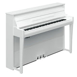 yamaha avantgrand nu1xa polished white hybrid piano