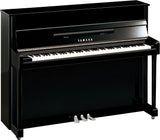 yamaha b2 upright piano polished ebony chrome price