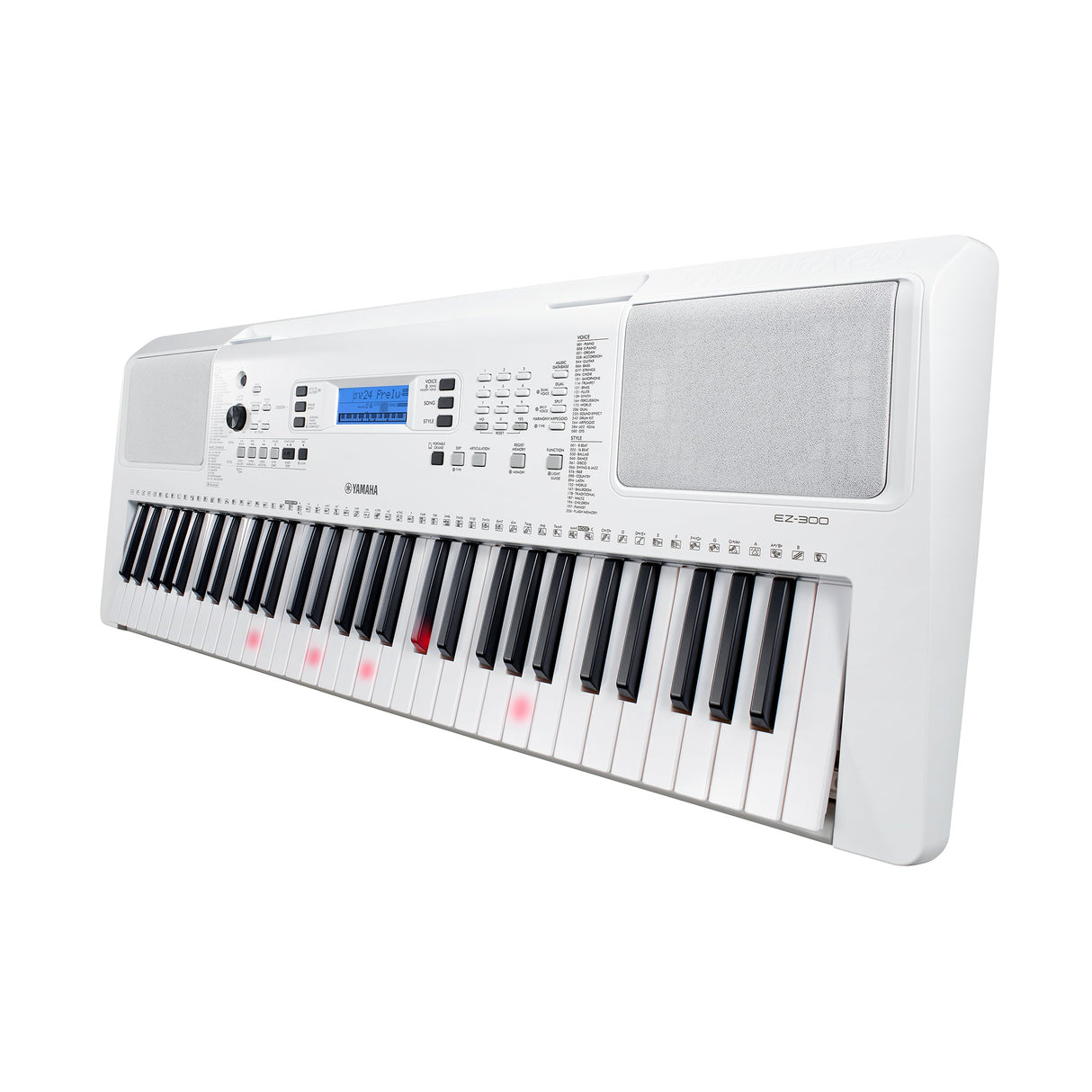 yamaha beginner keyboard ez300 white