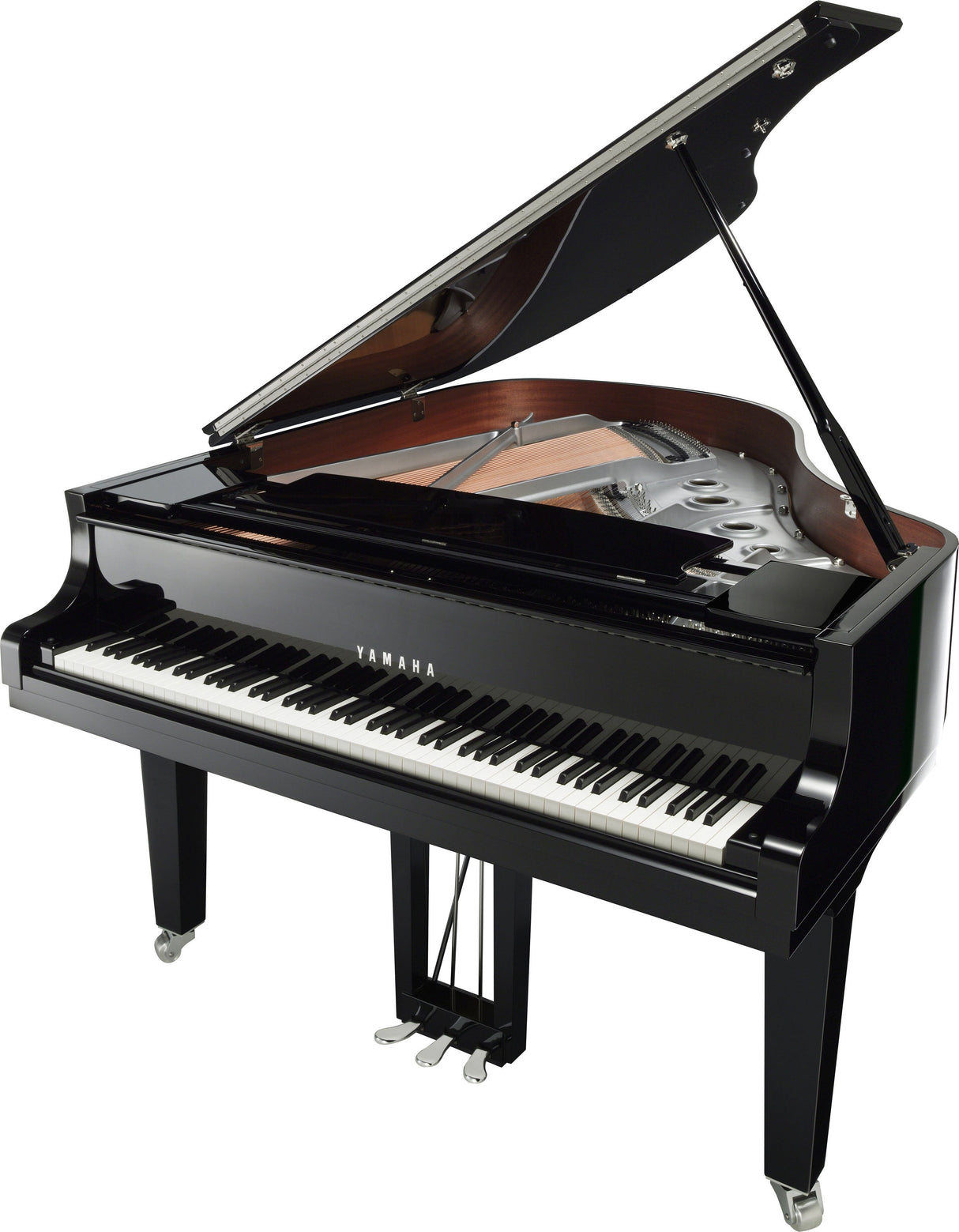 yamaha c2x grand piano chrome polished ebony price