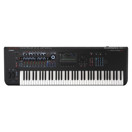 yamaha montage m7 black 76 key synthesizer