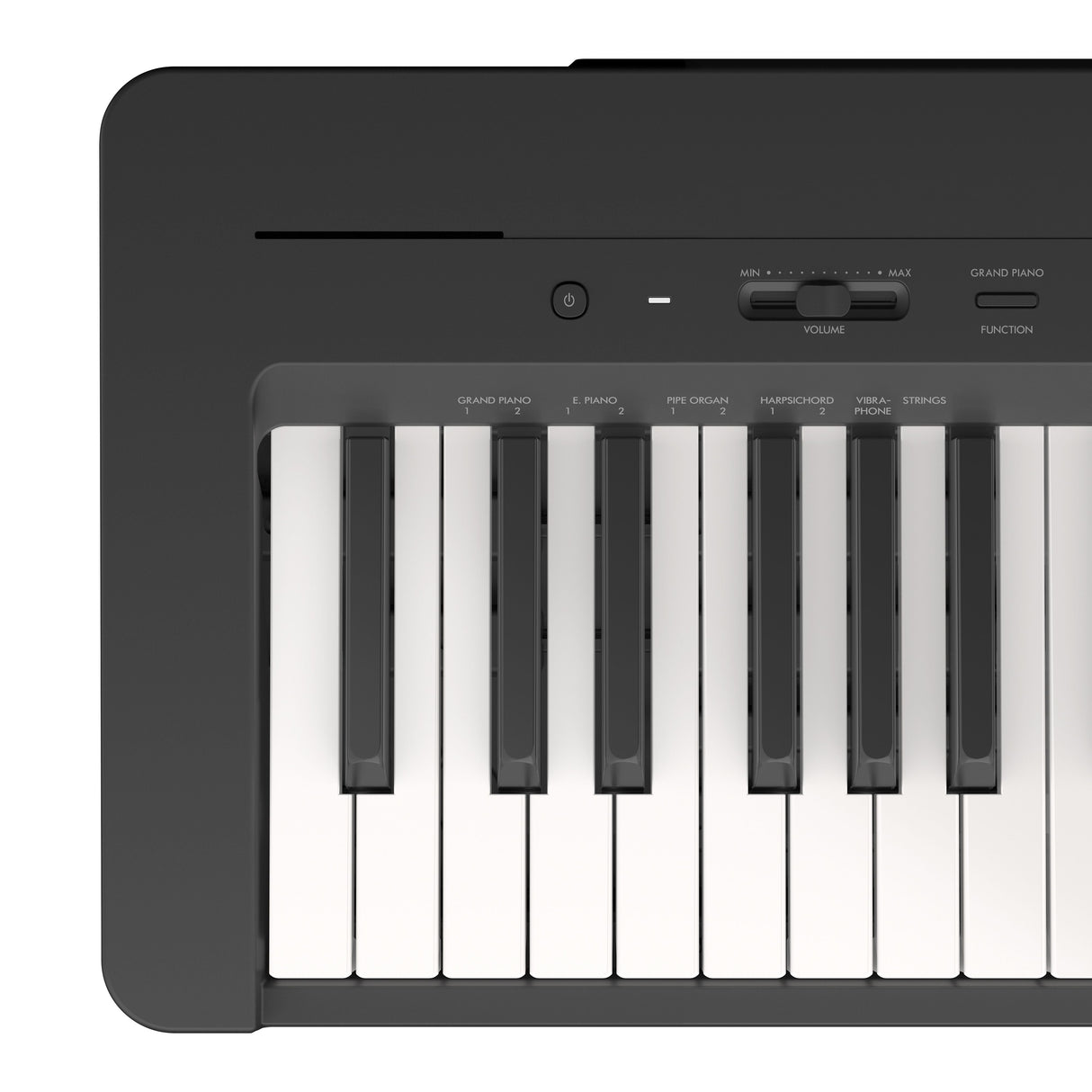 yamaha p143 black polyphony controls