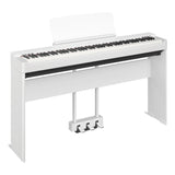 yamaha p225 white stand pedals p series piano