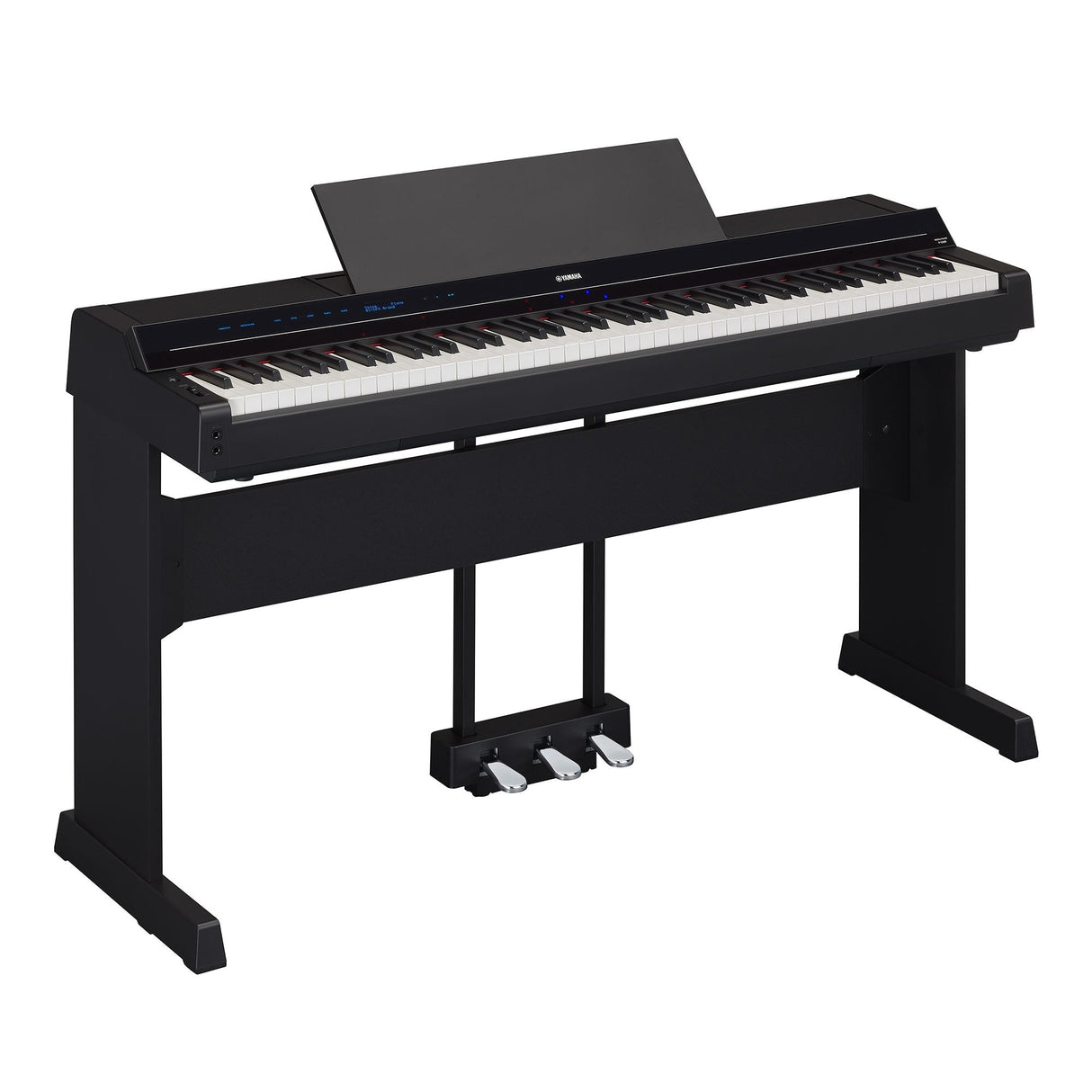 yamaha ps500 black stand pedals p series piano